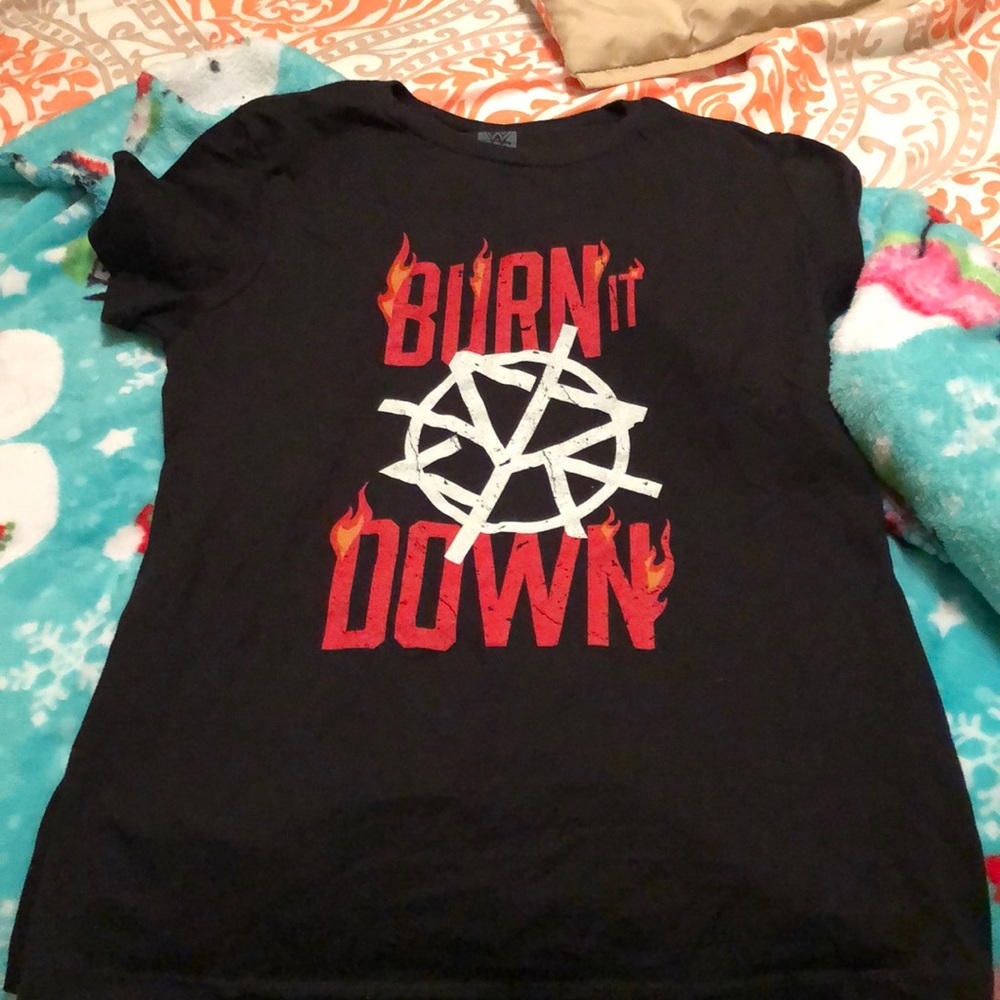 WWE seth Rollins burn it down shirt